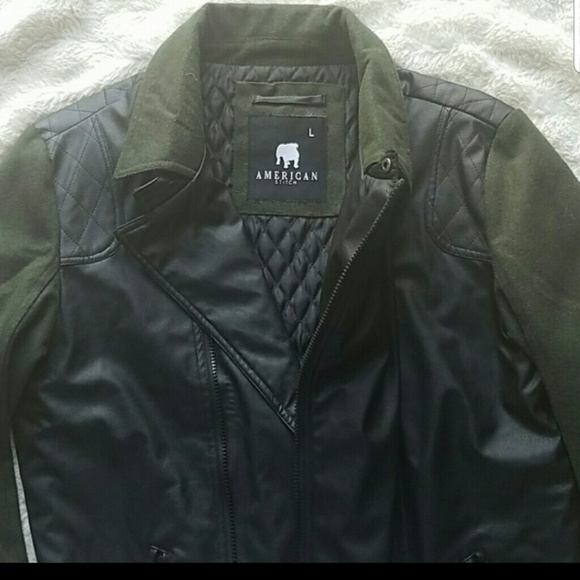 American Stitch Leather Jacket - Picture 3 of 5